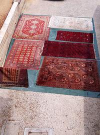 7 Tappeti Persiani usati (proprietà familiare)