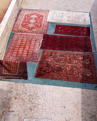 7 Tappeti Persiani usati (proprietà familiare)