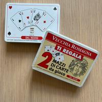 VECCHIA ROMAGNA 2 mazzi carte da gioco sigillate