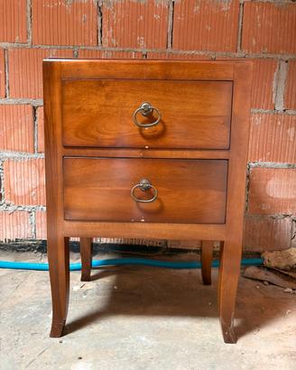 Comodino vintage in legno massiccio Arca Treviso.