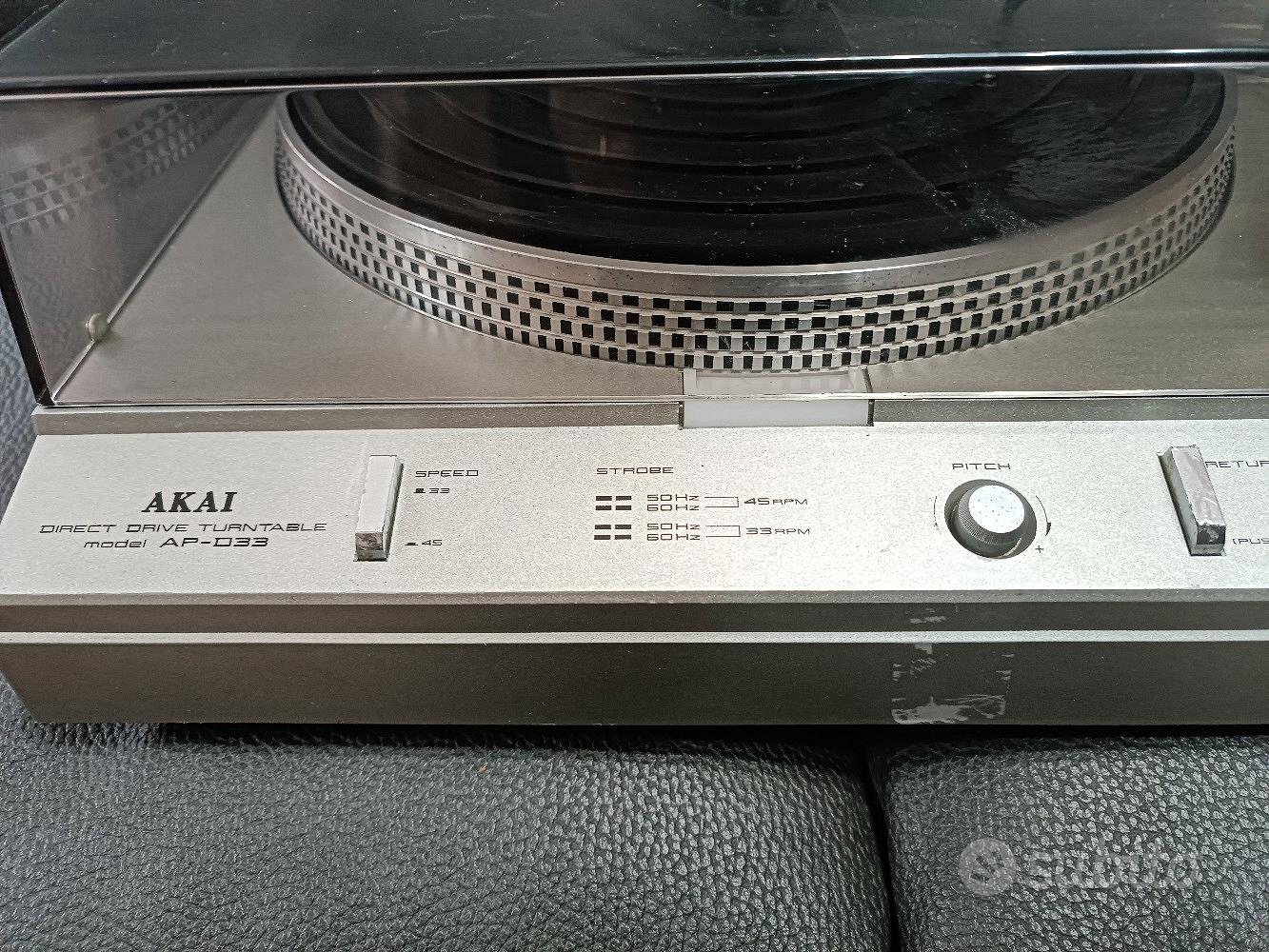 GIRADISCHI AKAI AP - D33 - Audio/Video In vendita a Palermo