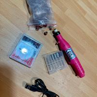 Fresa e lampada, set manicure/pedicure/gel/acrilic