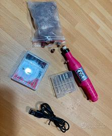 Fresa e lampada, set manicure/pedicure/gel/acrilic