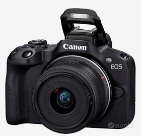 Canon EOS R50, Black + RF-S 18-45mm nuova