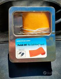 Tastiera in silicone arancione Mediacom Fold-itUSB
