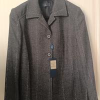 Completo donna Belville giacca + gonna grigio twee