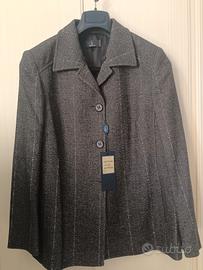 Completo donna Belville giacca + gonna grigio twee