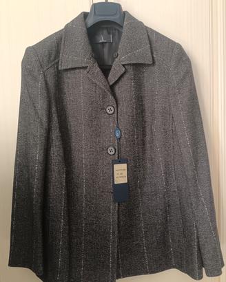 Completo donna Belville giacca + gonna grigio twee