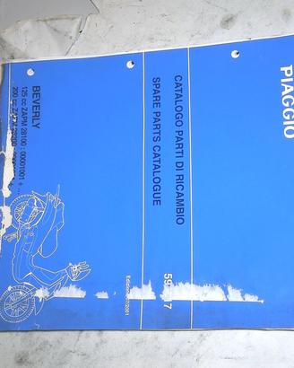 CATALOGO PARTI DI RICAMBIO BEVERLY PIAGGIO 594917