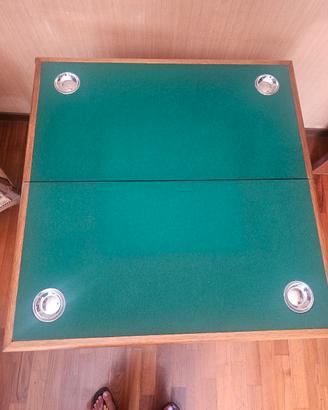 tavolino pieghevole da poker 