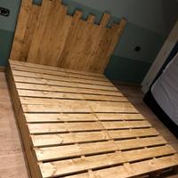 Base letto in pallet - 162x192x21cm
