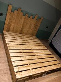 Base letto in pallet - 162x192x21cm