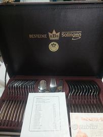 set posate placcato in oro