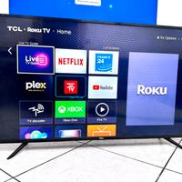 Tv smart TCL 55”pollici 4k HDR10 rokutv