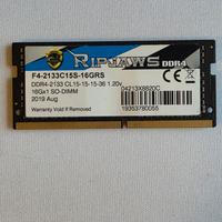 GSKILL - Ripjaws DDR4-2133 CL15-15-15-36 1.20v SO-