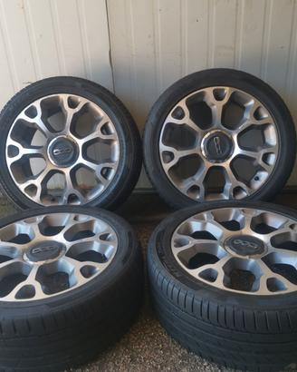 CERCHI + GOMME 225/45/17 PER FIAT 500 L