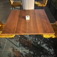 12 x Tavoli in noce cm 80 x cm 80 per bar/ rist