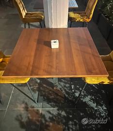 12 x Tavoli in noce cm 80 x cm 80 per bar/ rist