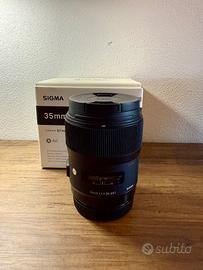 Obiettivi Sigma 35mm f/1.4 ART Canon