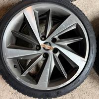 Cerchi 18 5x112 seat vw gommati invernali