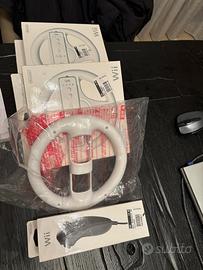 Nunchuck e 2 volanti x nintendo wii