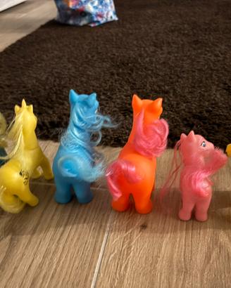 pony in gomma n.6 pezzi