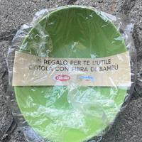 2 Ciotole in Bamboo Gialla & Verde