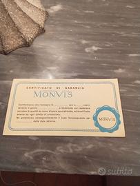 MONVIS GARANZIA ORIGINALE OROLOGIO EPOCA RARA 