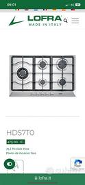 piano cottura 5 fuochi Lofra