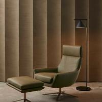 Poltrona Joy High Giulio Marelli con Pouf