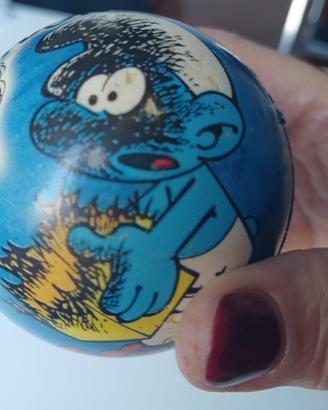 Pallina "The Smurfs" Puffi Vintage anni 80