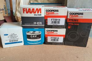 Filtri olio, aria, motore per Fiat, Ford, VW altri