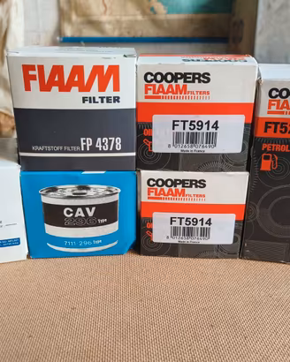 Filtri olio, aria, motore per Fiat, Ford ed altri