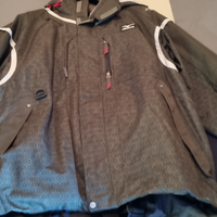 Tuta 2 pezzi mixuno verde militare xxl nuova