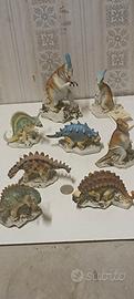 Capodimonte dinosauri 8 pezzi 