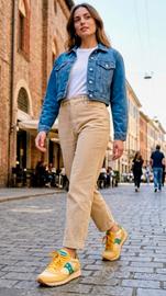 Saucony Jazz Original Donna – Giallo/Verde – Tagli