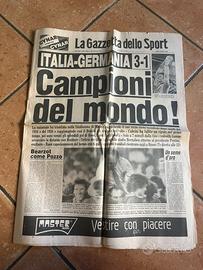 Gazzetta Ufficiale Vittoria Italia 1982