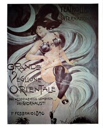 Stampa vintage manifesto Belle Epoque