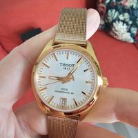 Tissot PR 100 Powermatic 80 oro rosa con scatola