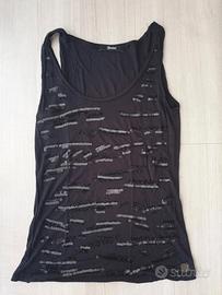 Top lungo sottogiacca rock dark gothic emo