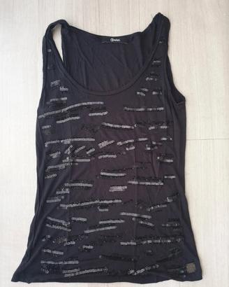 Top lungo sottogiacca rock dark gothic emo