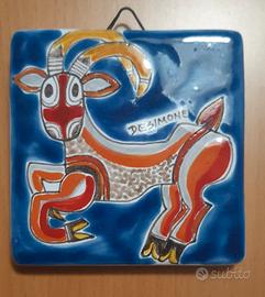 Piastrella ceramiche De Simone segno zodiac.Ariete