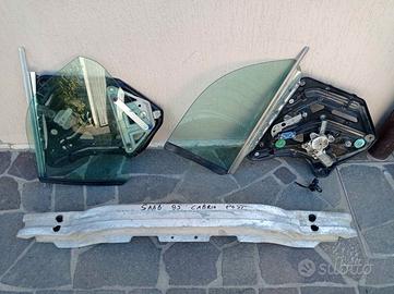 ricambi Saab cabrio 93 - finestrini  e traversa
