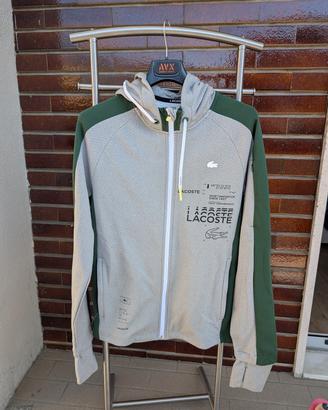 Lacoste Felpa sportiva con cappuccio da uomo tg. S