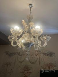 Lampadario di Murano anni 50