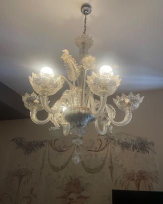 Lampadario di Murano anni 50