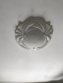 Plafoniera a soffitto in vetro