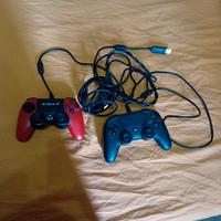  controller per ps4 nero e rosso 