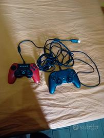  controller per ps4 nero e rosso 