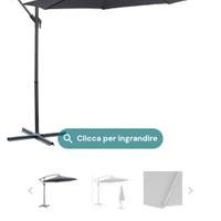 ombrelloni da giardino 3x3 compreso massi